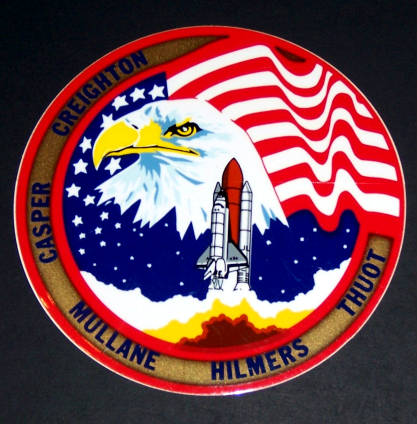 NASA - Mission Sticker - 3 1/2" Round