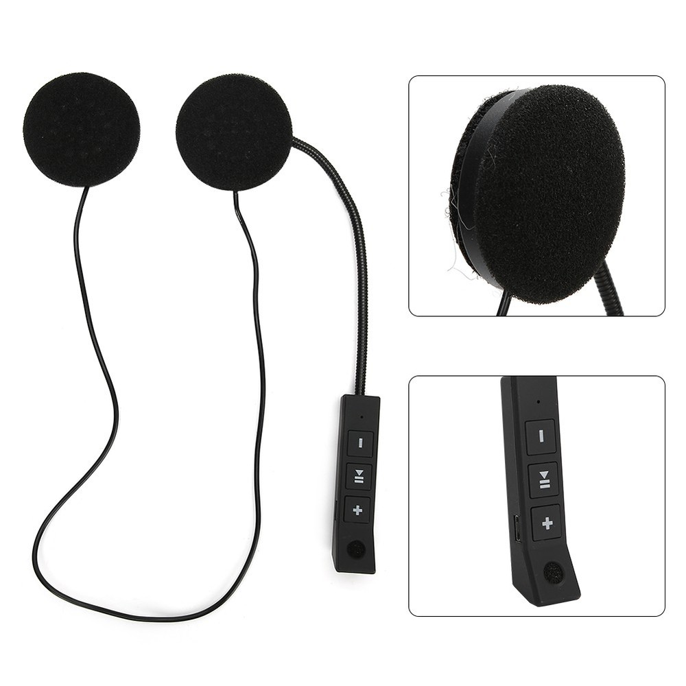 Compact Helmet Headset For Hands-free Riding Accessory LAJH