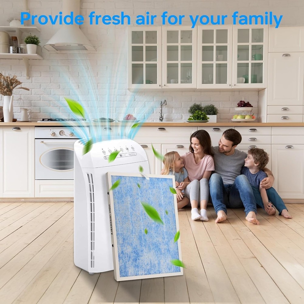 4-in-1 Activated Carbon Replacement Filter for Membrane Solutions Air Purifiers