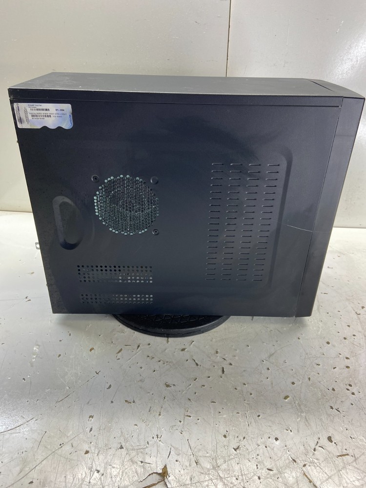 Retro Black mATX Case