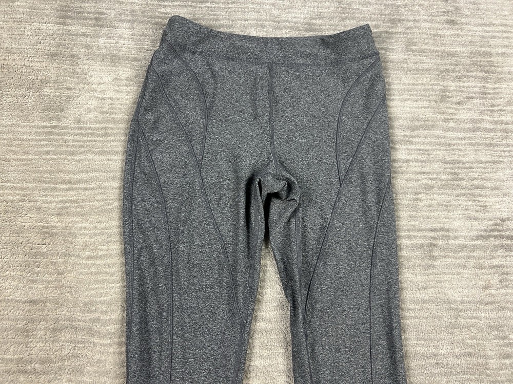 Reactivate Leggings Womens Medium Gray Athletic Pull On Ankle Zip Pocket Back