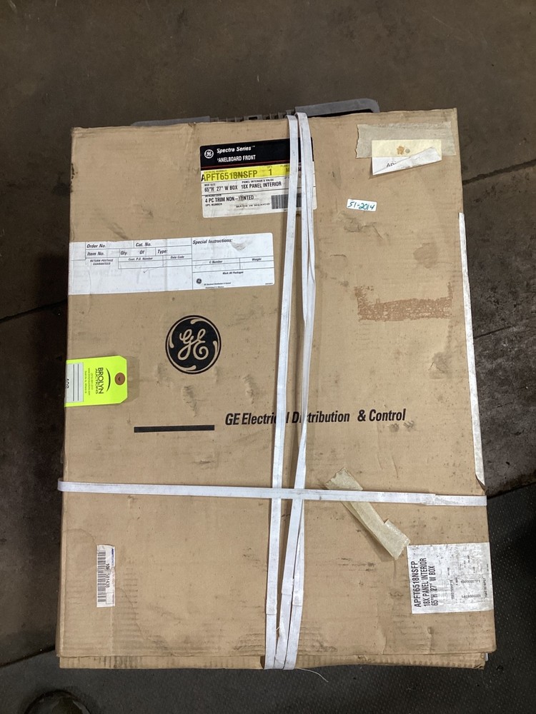 GE APFT6518NSFP PANEL INTERIOR X VALUE 65”H 27”X 18X PANELBOARD FRONT #101E99PR6