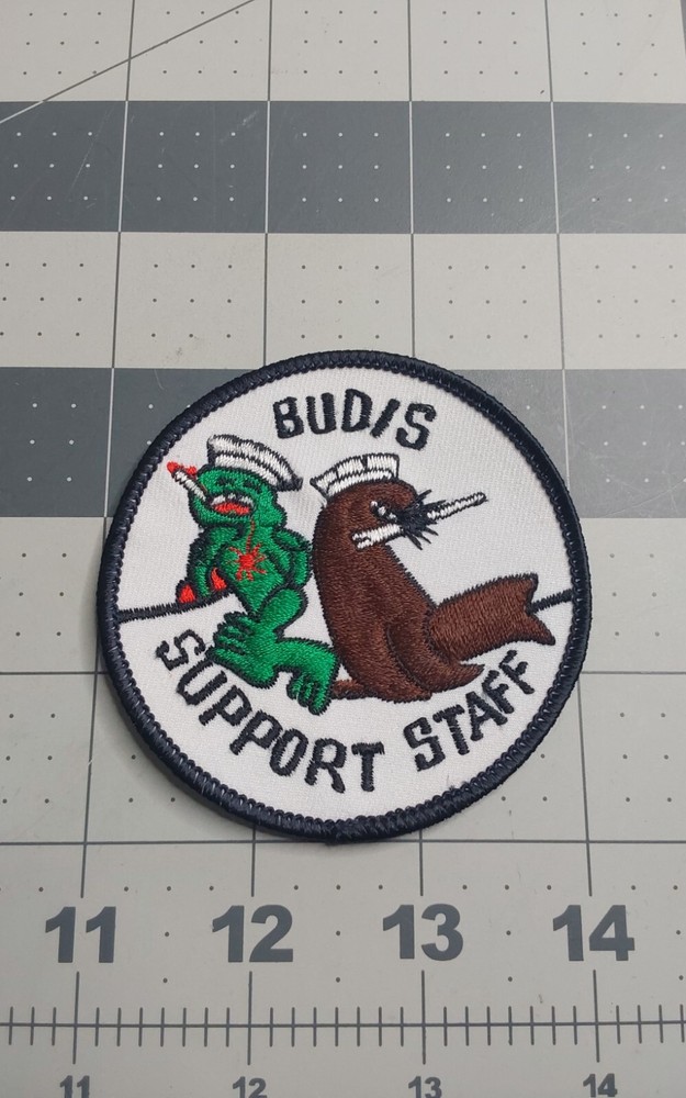US Navy Underwater Demolition Seal Bud/s Support Staff  Patch