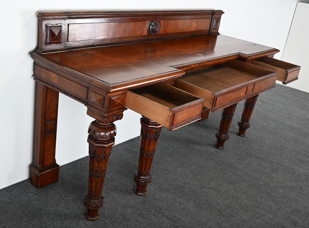 19th Century Gothic Sideboard or Huntboard