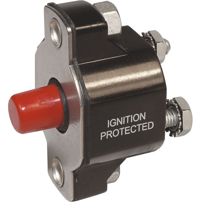 Blue Sea 2143-BSS 2143 Medium Duty Push Button Reset-Only 60A