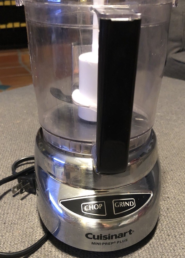 Cuisinart Silver Mini-Prep Plus Food Chopper Grinder Tested & Working