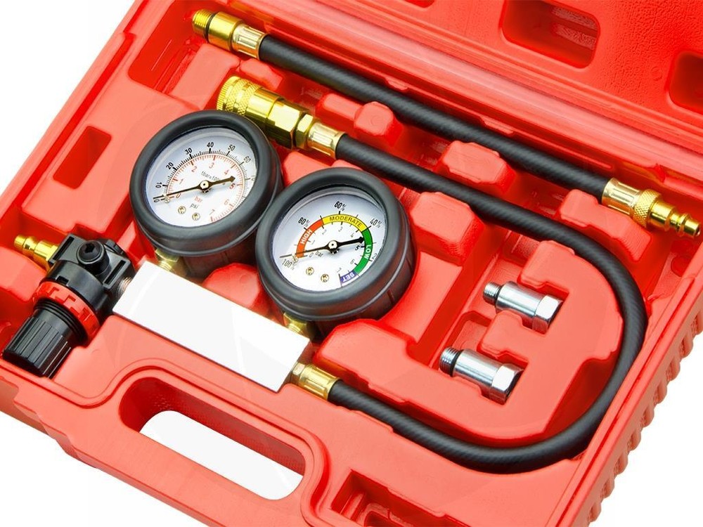 Cylinder Leak Down Tester Petrol Engine Compression Leakage Leakdown Detector