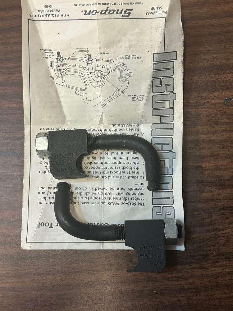 SNAP-ON TOOLS CASTER CAMBER TOOL SET WA35