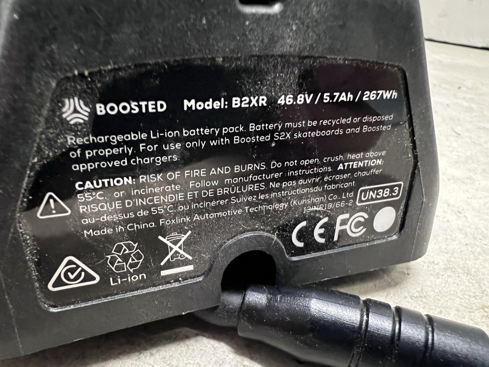 Authentic Boosted Board Extended Range XR V2 Battery Untested