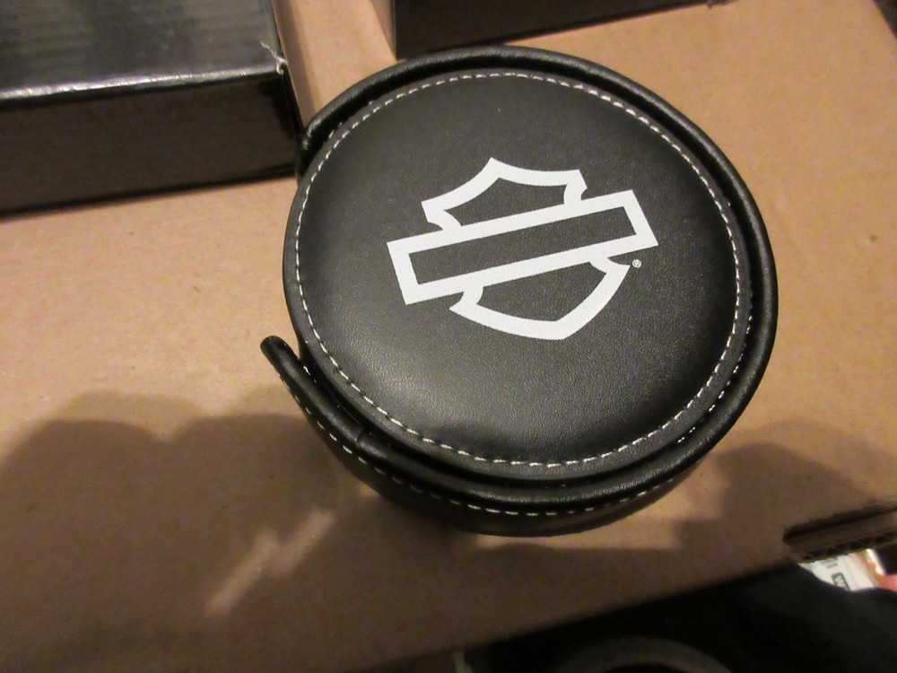 Genuine Harley-Davidson Silhouette Bar & Shield Logo Coasters