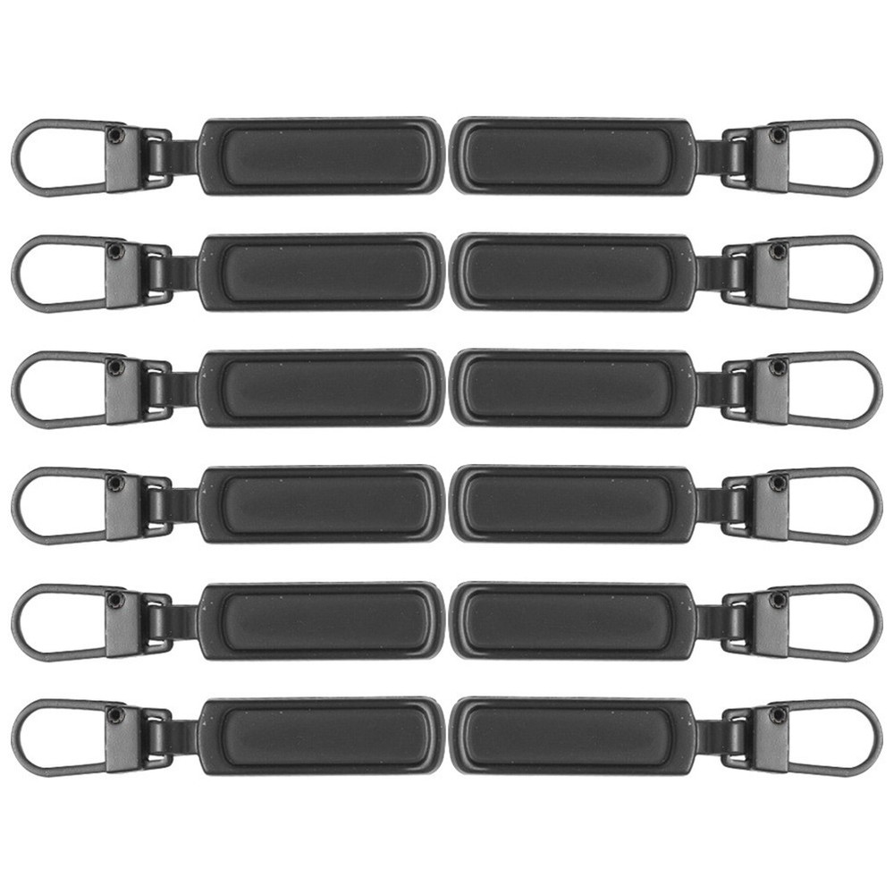 12 Pcs Replacement Zippers Accessories Backpack Pulls Detachable Heads