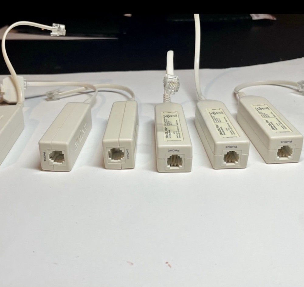 (Bundle) 2WIRE DSL FILTER FOR 2-LINE PHONES (6)