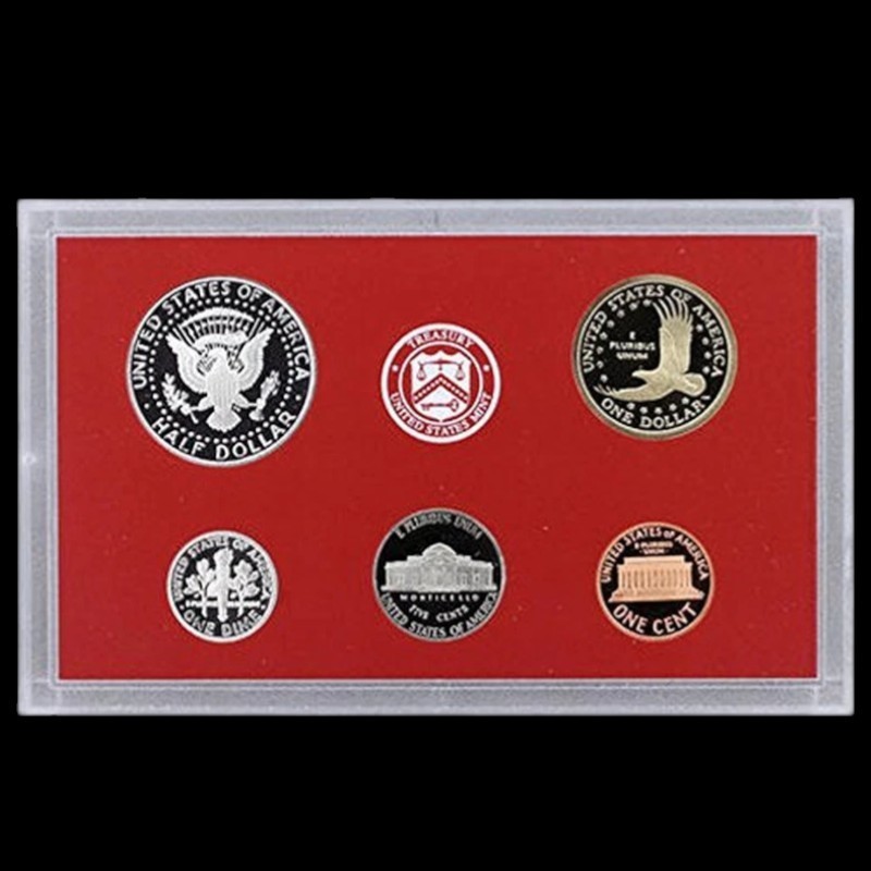 2007-S Partial US Mint SILVER PROOF SET - Dollar, Half, Dime. Nickel, Cent! L563