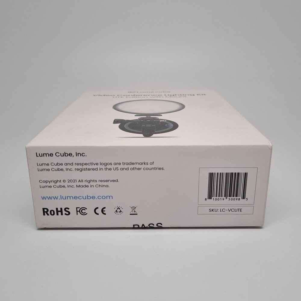 Lume Cube Video Conference Lighting Kit LITE Edition With Mount in Box - USED