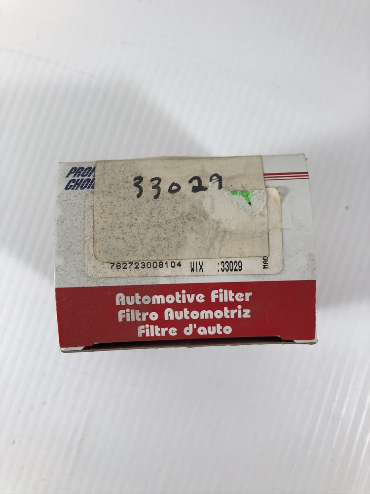 Professionals Choice Fuel Filter Interchanges with Wix 33029