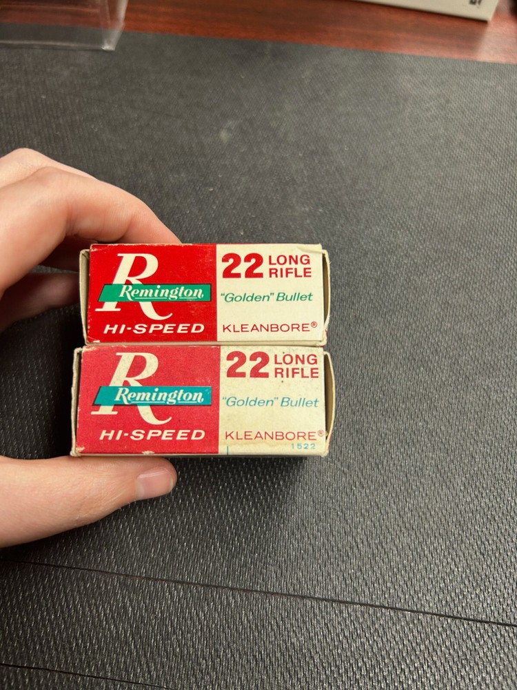 remington 22 long rifle vintage box