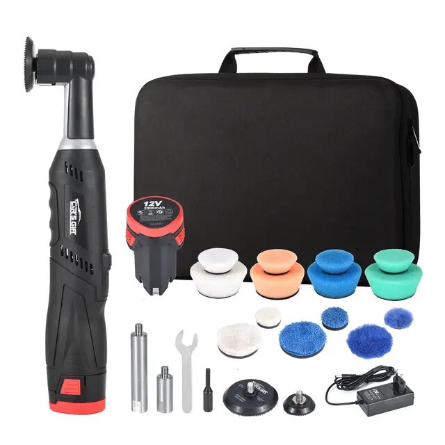 Mini Nano Dual Action & Rotary Battery Paint Correction Polisher Machine