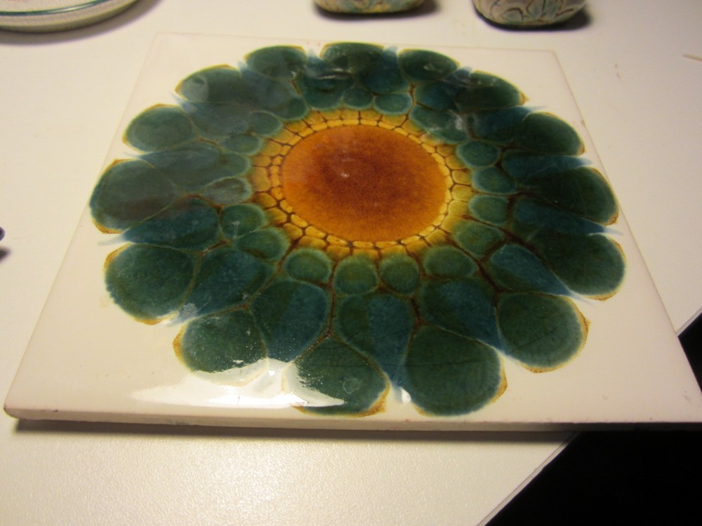 Alan Wallwork (British 1931-2019) MSM Trivet/Tile