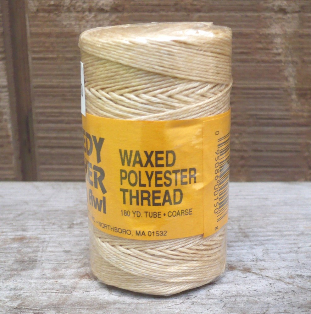 Speedy Stitcher Waxed Polyester Thread - COARSE 180 Yds.