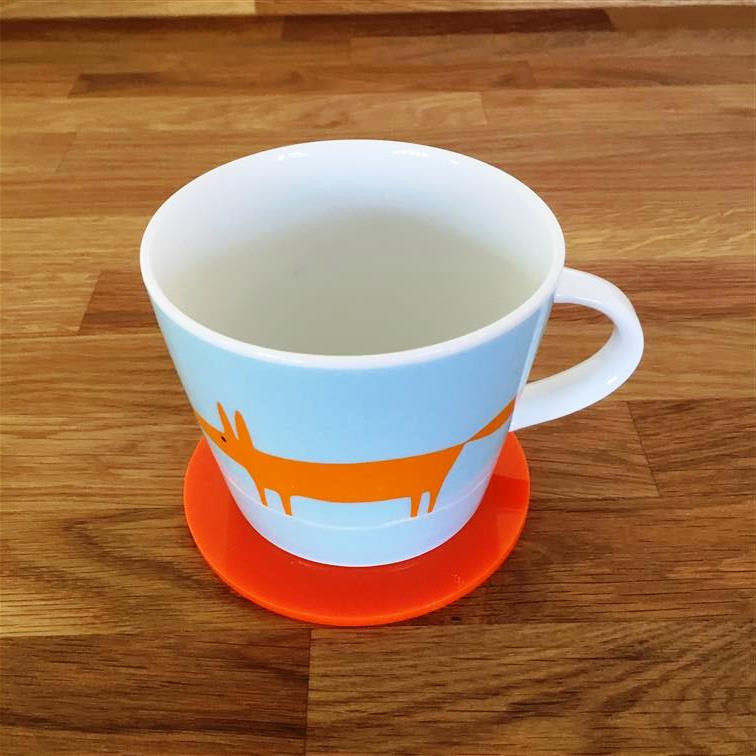 Round Coaster Set - Orange