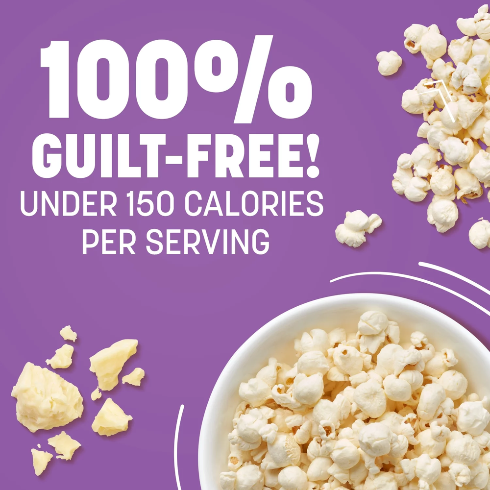 Nutrisystem Popcorn Variety Pack, White Cheddar and Butter, 8 Count