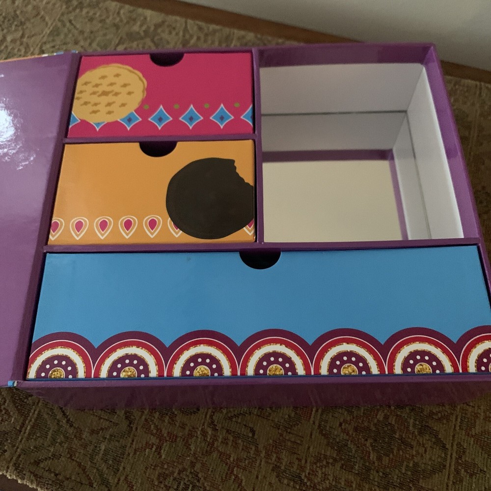 Lot 2 Decorative Cardboard Boxes Smore Cookie Sweets