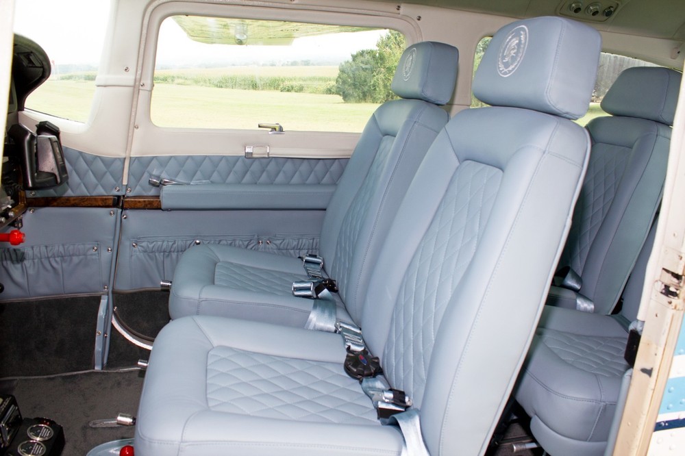 Cessna 210, 205, 206 complete custom leather interior