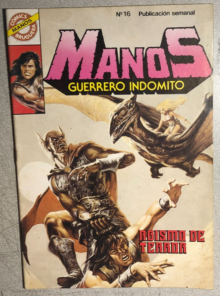 MANOS  #16 (1985 Spain) Spanish language color comic FINE