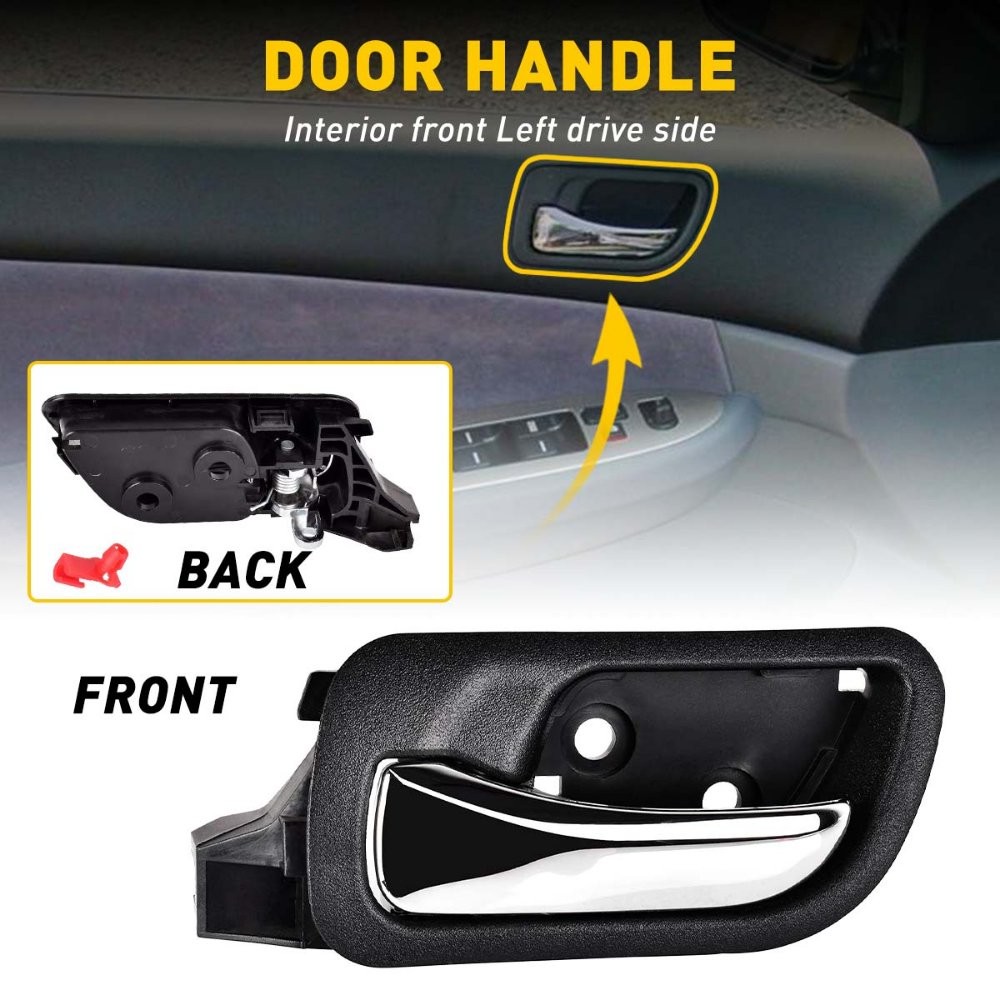 1x Front Left Driver Side Inside Interior Door Handle Fit 2003-2007 Honda Accord