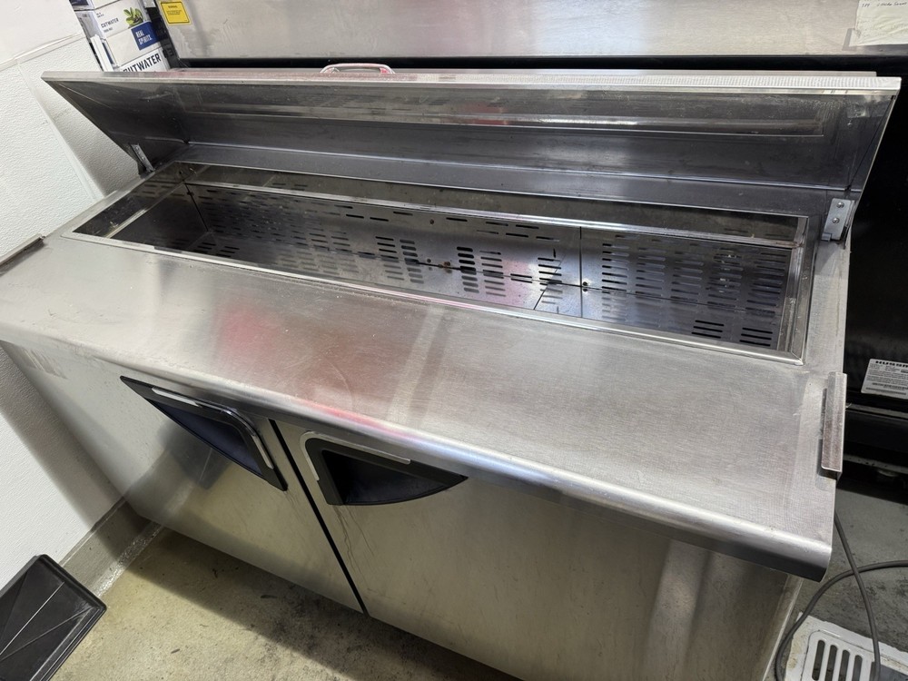 Prep Table & Food Cooler