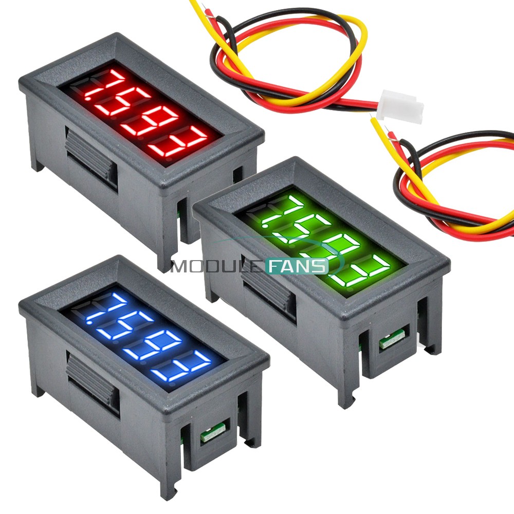 1-10pcs DC 0-100V LED Digital Display Voltmeter LED Voltage Panel Meter new
