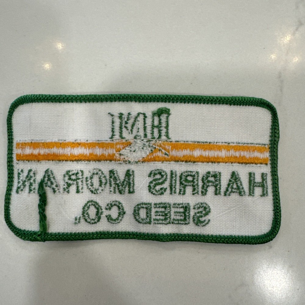 Vintage HM Harris Morgan Seed Company Patch