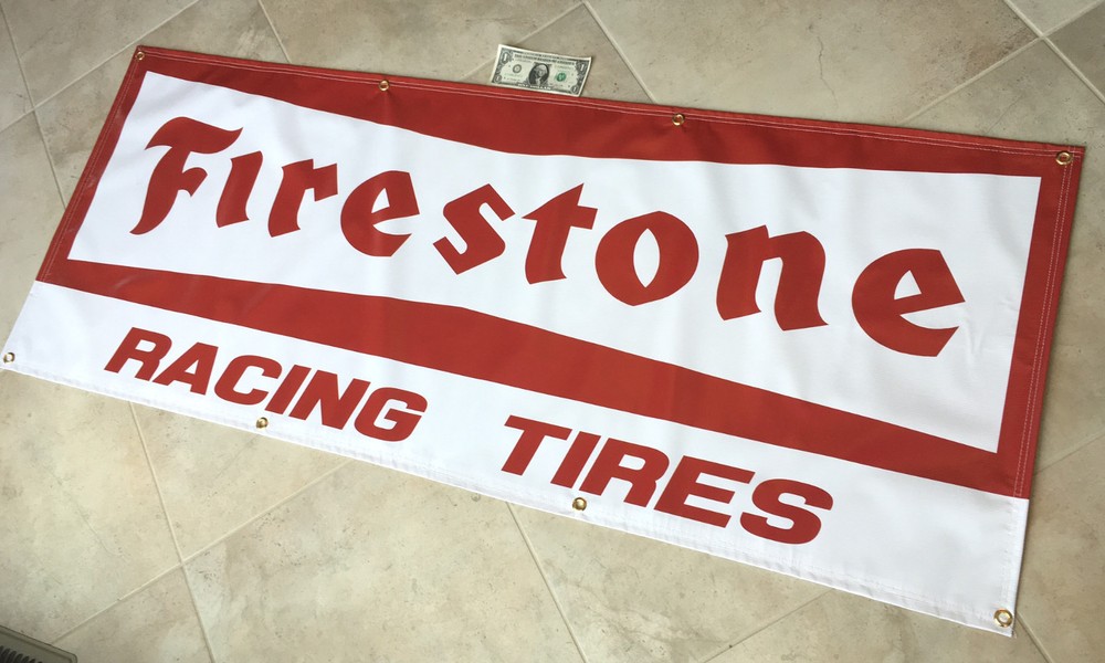 FIRESTONE  Garage Banner Sign (Large 2'x5')