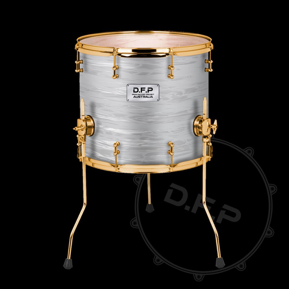 DFP Drum Wrap - White Oyster