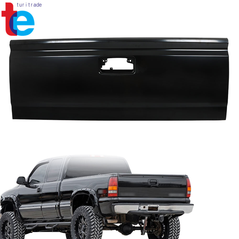For Chevy Silverado GMC Sierra 2014-2019 Black Tailgate Assembly W/ Assist