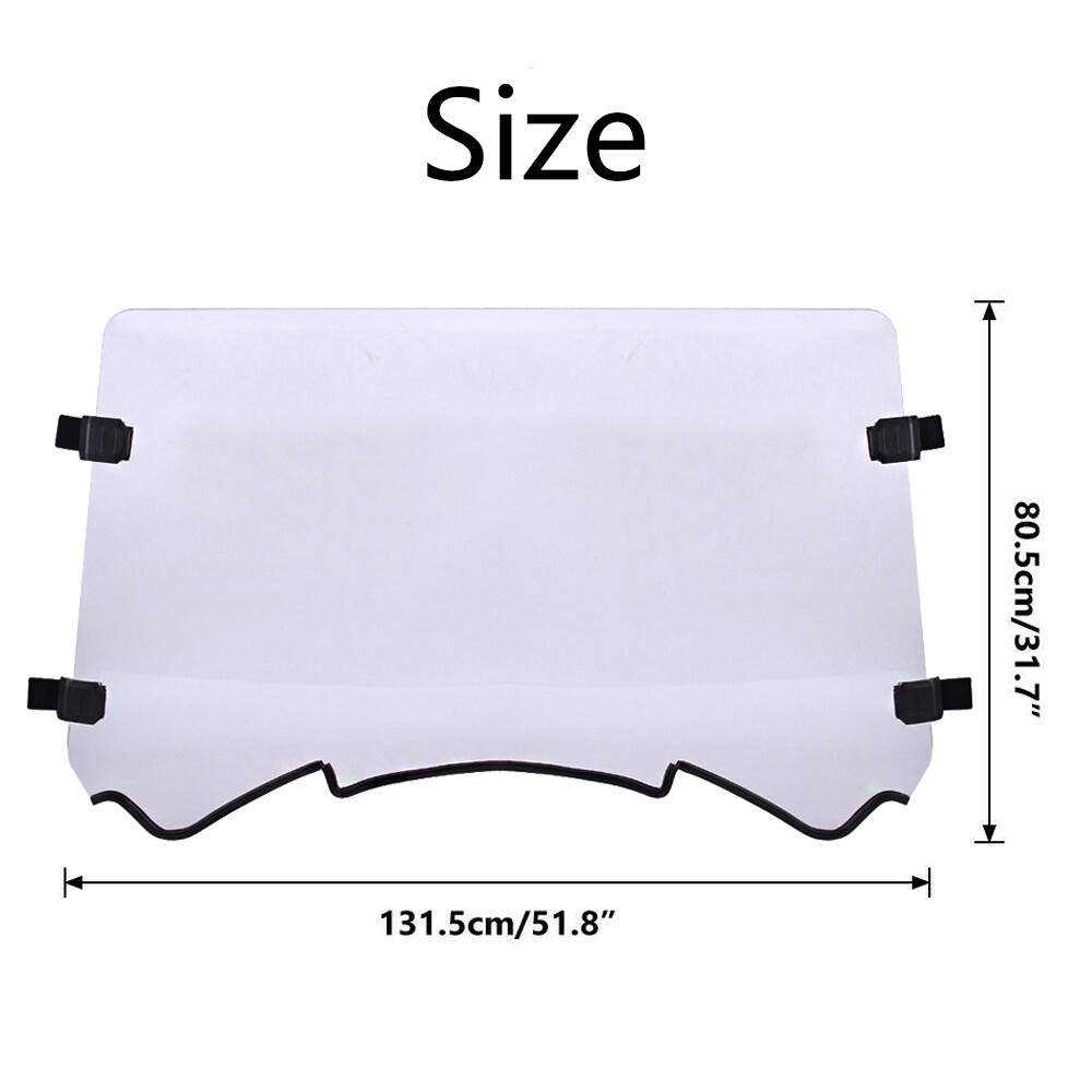 Clear Front Windshield Windscreen For Can-Am Maverick 1000R & Max 1000R 2013-18