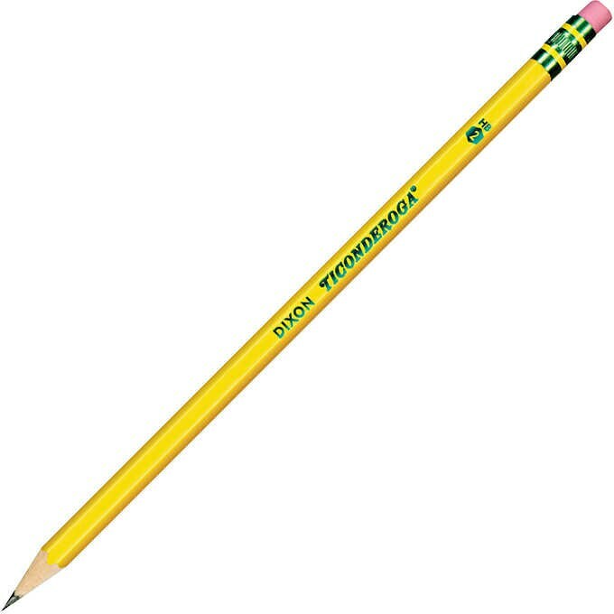 Ticonderoga HB #2 Pencil, 3 Boxes = 36 Count