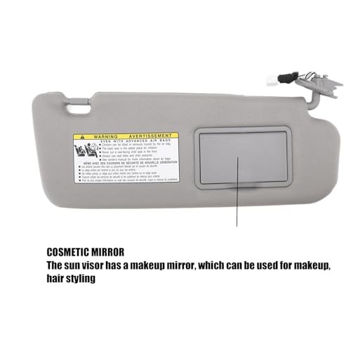 Car Side Sun Visor, Sunvisor Assy Grey 852013K010QD Replacement for Right
