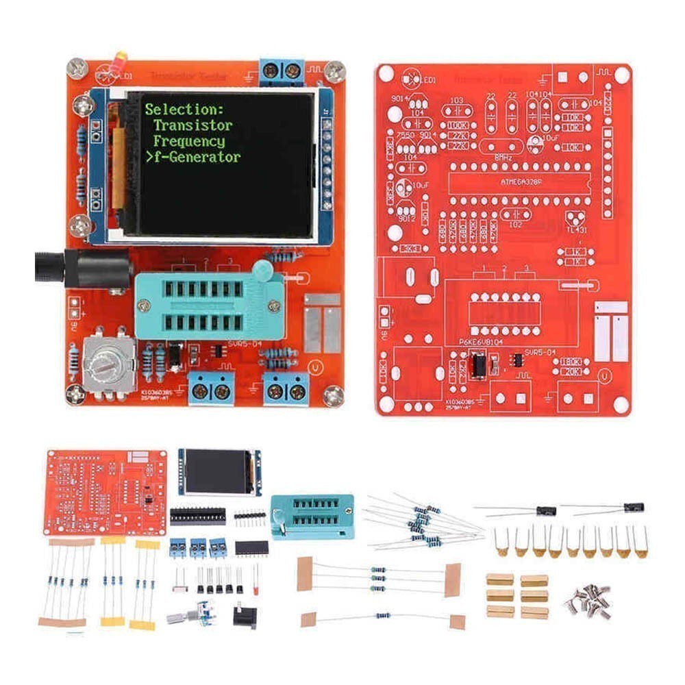 LCD Display Kit Tester Transistor Diode Capacitance ESR Meter Signal Generator