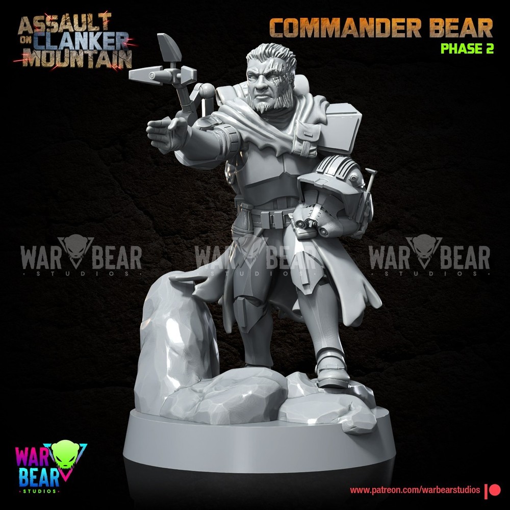 Star Wars Legion 3d printed - Clone Trooper Spec Ops Phase 2 Squad - UNIPART