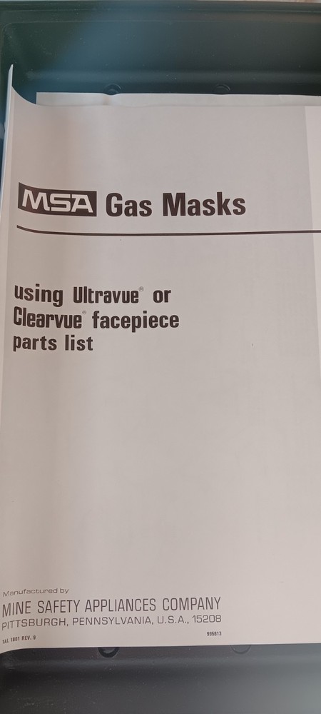 Msa Gas Mask Type Gmp-c