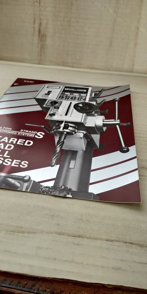 1986 WILTON geared head drill presses Catalog C2