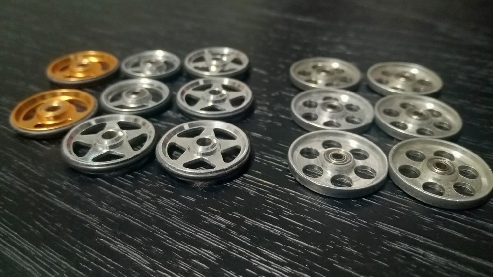 Mini 4Wd Aluminum Bearing Roller 19Mm 17Mm Tamiya