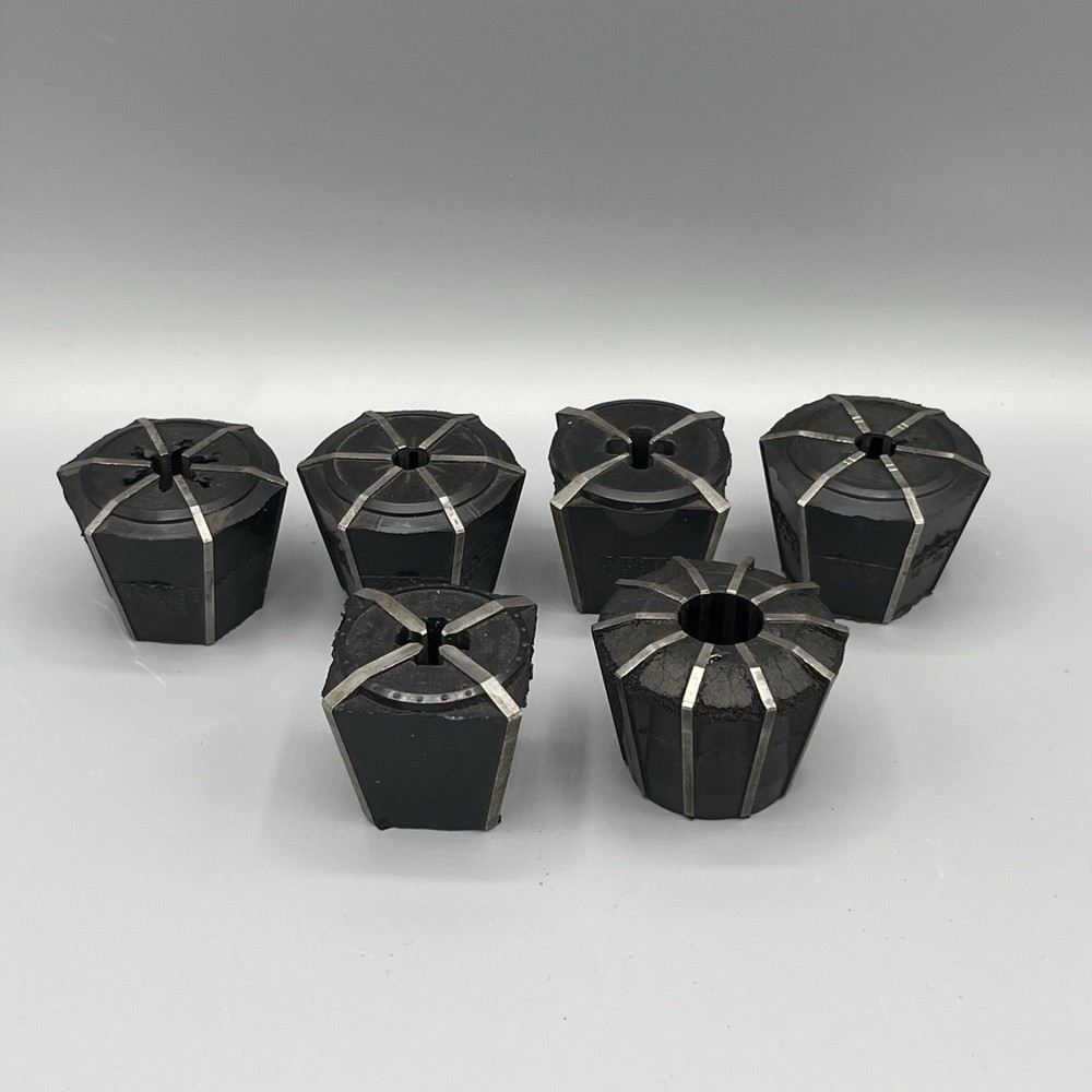 (6) Jacob’s Rubber Flex Collets Lot #C