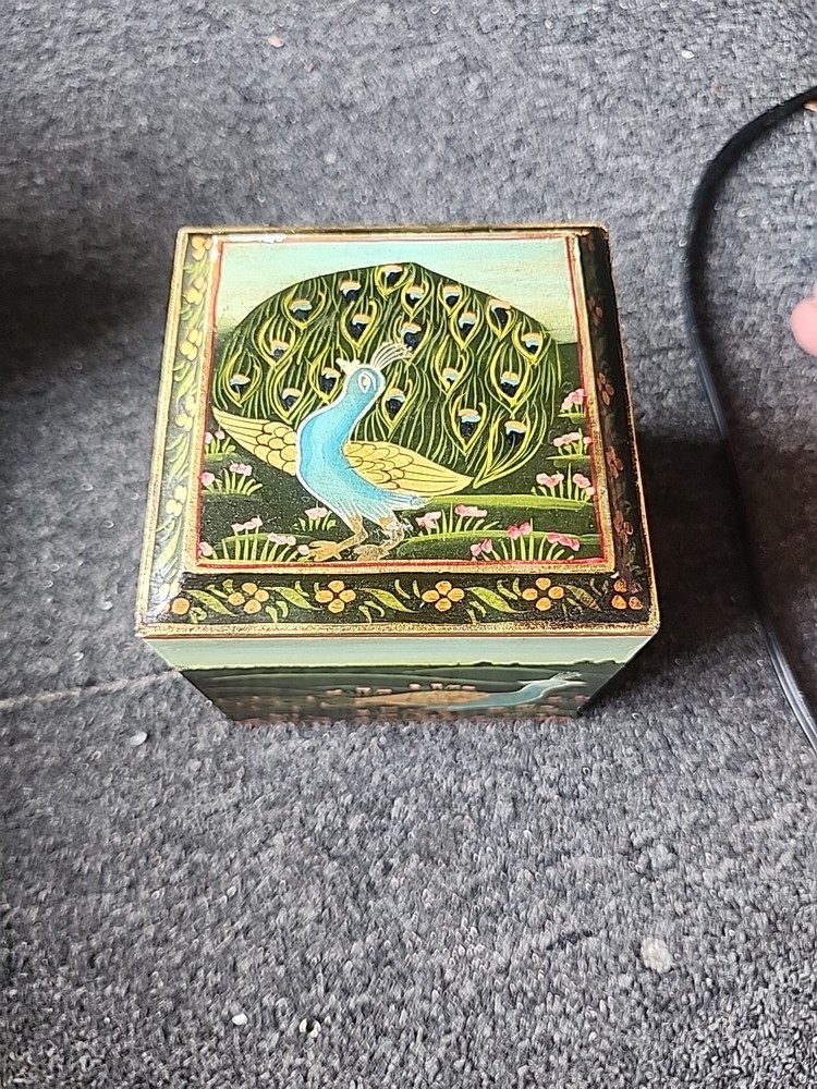 Peacock Trinket Box