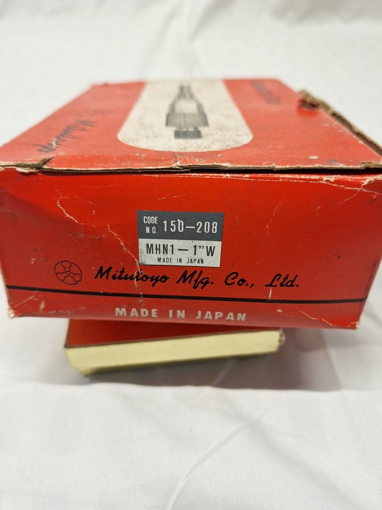 Mitutoyo 150-208 Micrometer Head ~ MHN1 NOS