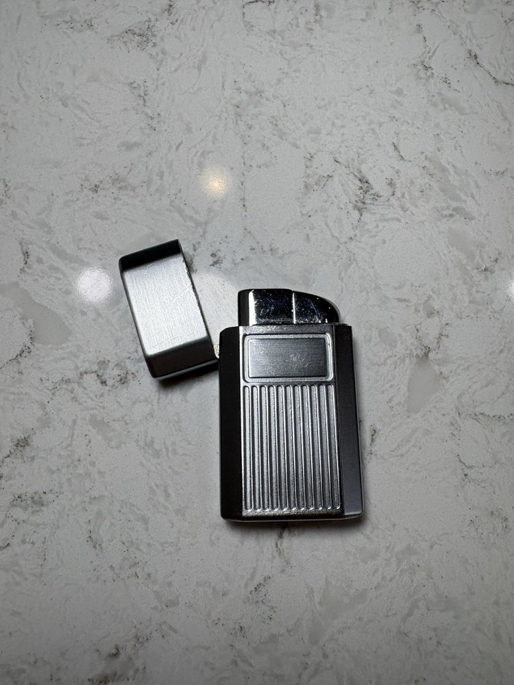 Ronson Jet Lite Silver Metal Cigarette Lighter