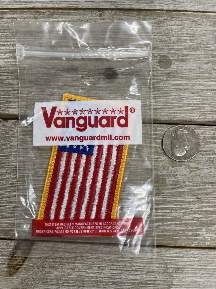 USMC Vanguard American Flag Patch NEW