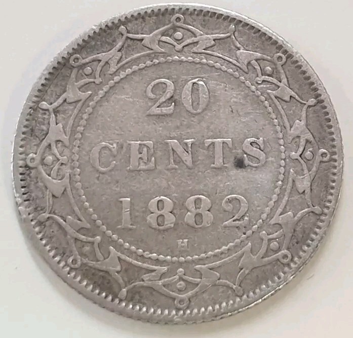 1882 Newfoundland 20 Cents