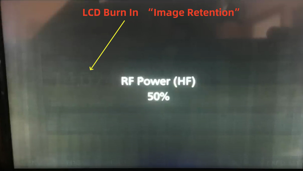 ICOM IC7610 LCD replacement resolve “Image Retention” issue “Screen Burn-in”